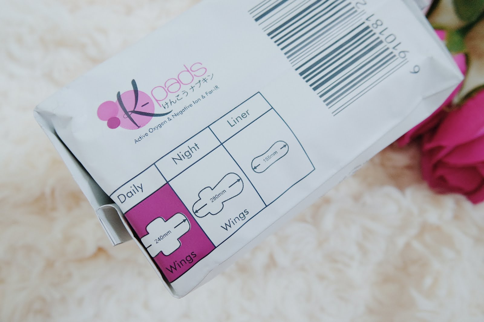 No More Pain with KPads Napkin with Negative Ion (JC Premiere) pinkislovebynix