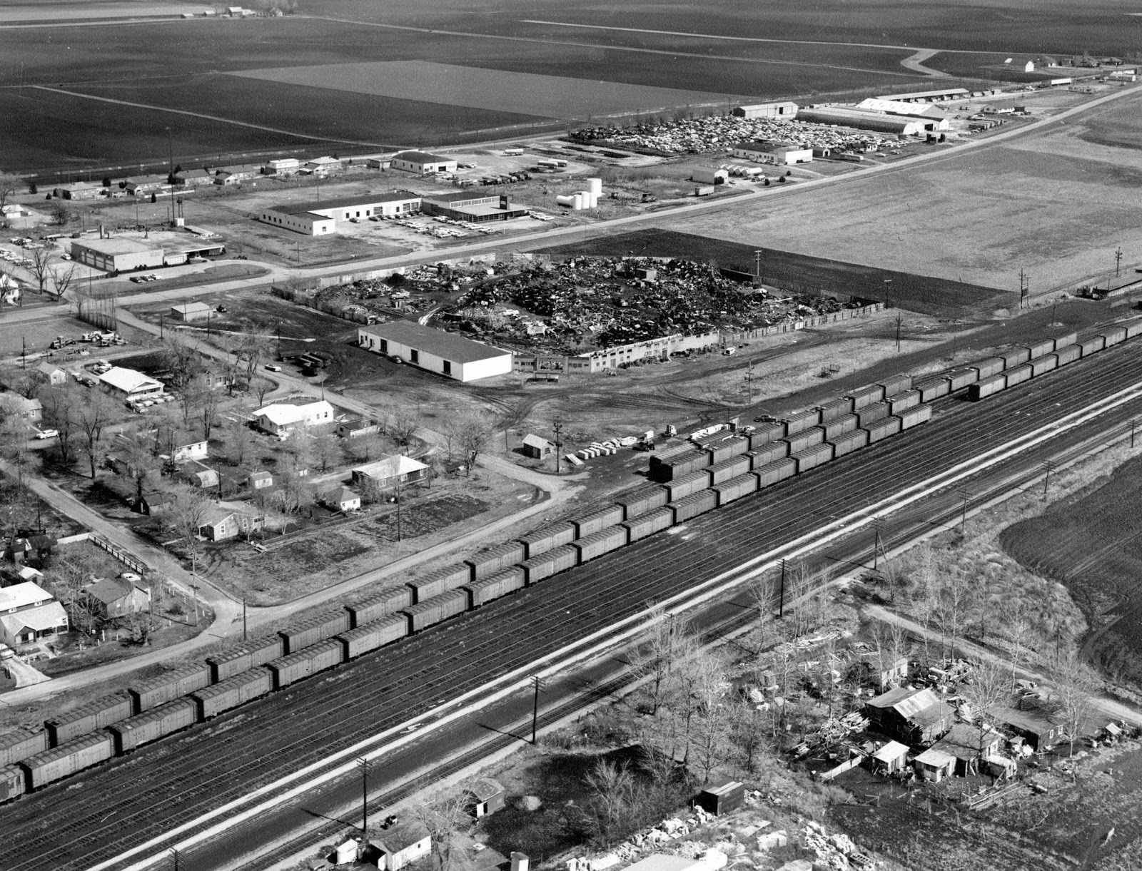 Towns and Nature Mattoon, IL Big Four Roundhouse and Railyard
