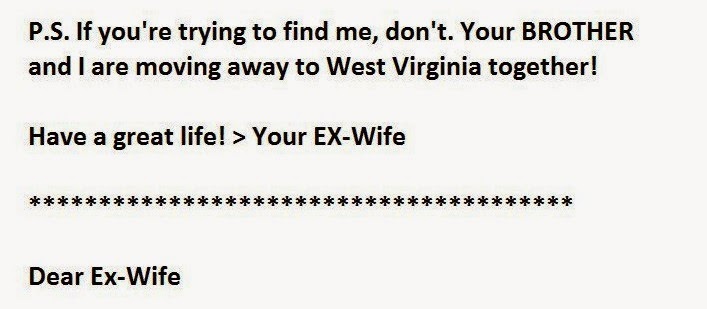 this must be the best divorce letter ever divorse letter