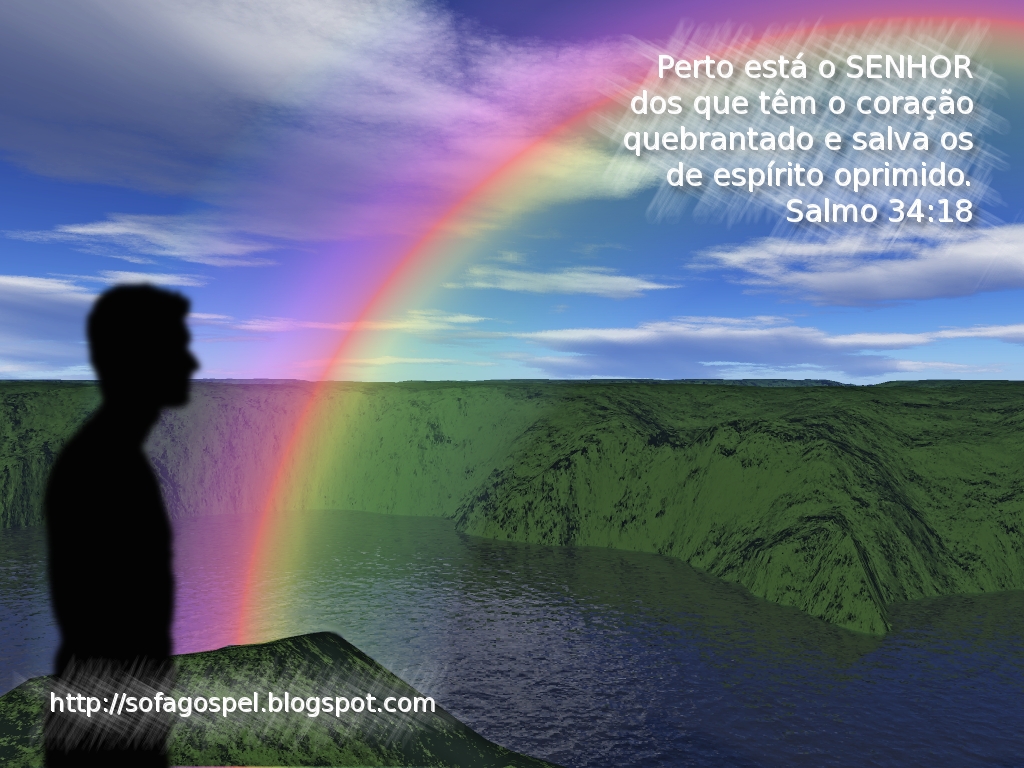 Papel de Parede - Salmos 34:18 - ! Sofá Gospel