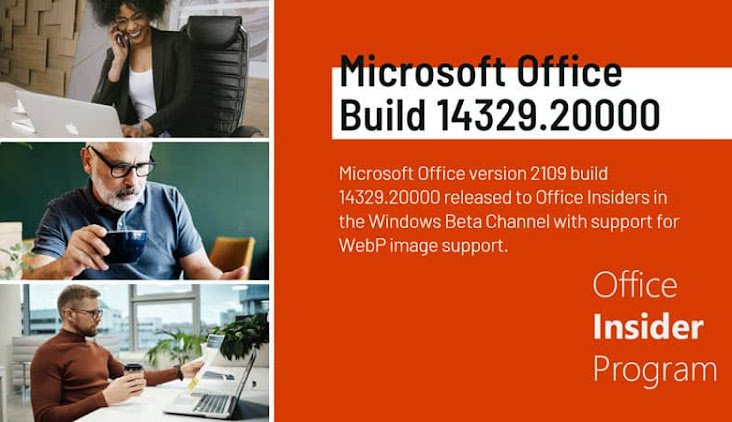 Microsoft adds WebP image support with Office build 14329.20000 (Version 2109)