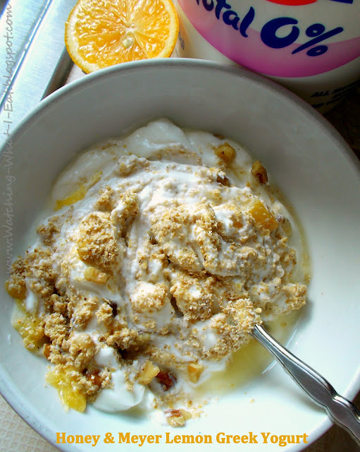Watching What I Eat: Honey & Meyer Lemon Greek Yogurt ~ Good Morning ...