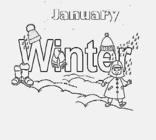 january calendar coloring pages - photo #21