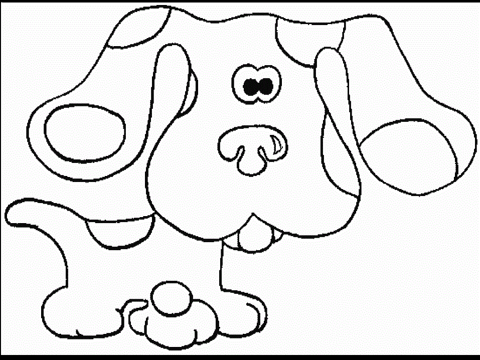 Fun Coloring Pages Blue s Clues Coloring Pages