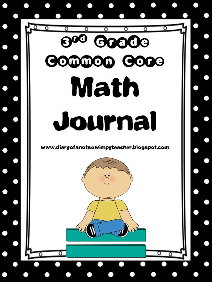 Diary of a Not So Wimpy Teacher: More on Math Journals and a FREEBIE!!!