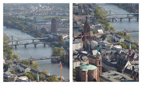 Frankfurt vista do alto da Main Tower