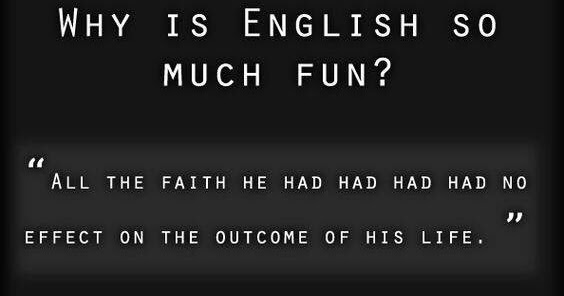 Online Course Lady: Writing Laboratory: All the faith he had had had had...