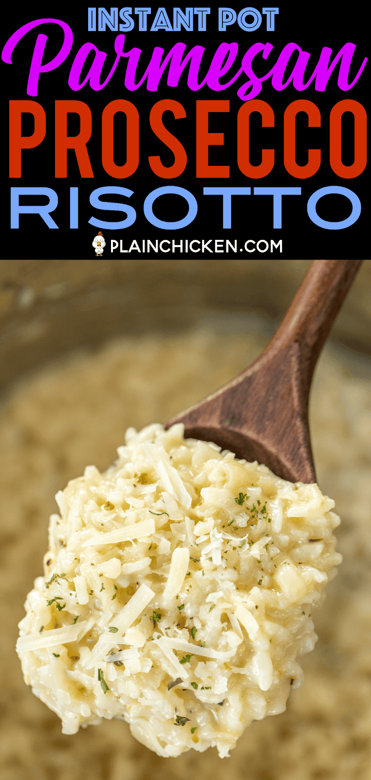 Instant Pot Parmesan Prosecco Risotto Plain Chicken®