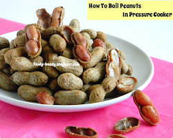 peanuts cooker pressure boil boiled raw peanut rice cooking