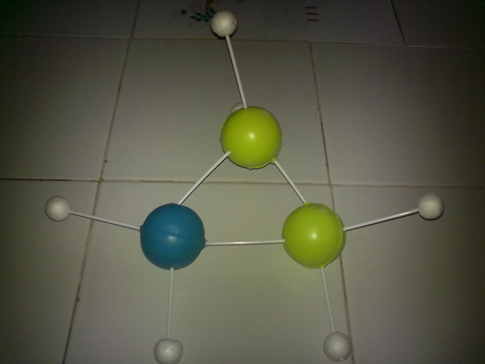 quimica: examen de modelos tridimensionales, SERGIO ALAN PIÑA MOREALES ...