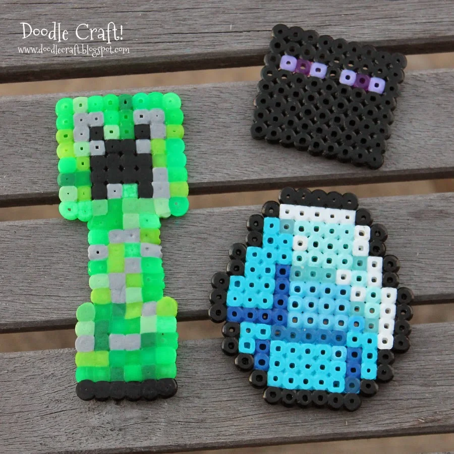 5 Little Monsters: Patriotic Perler Bead Designs