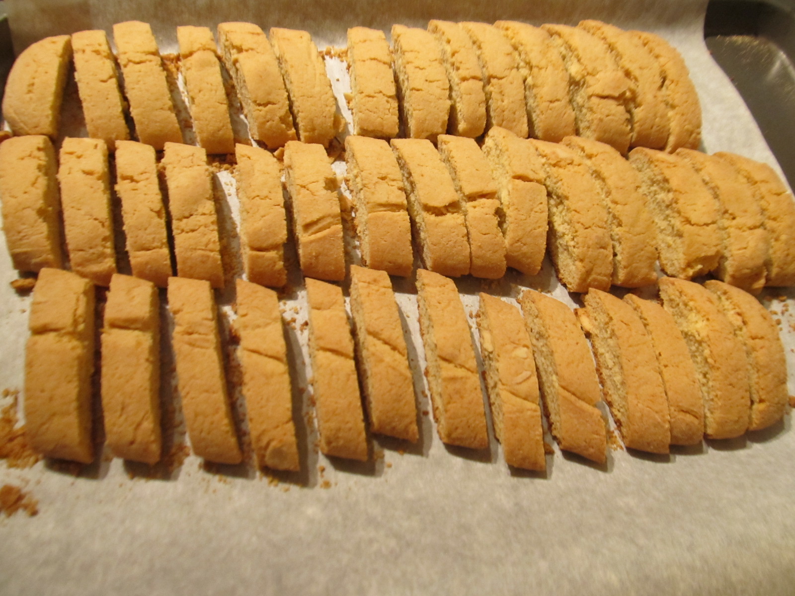 Food and Thrift Orange Almond Mandelbrot...a.k.a Jewish Biscotti!