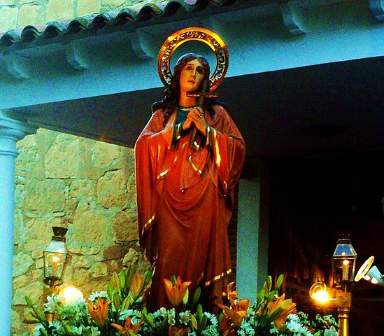 Imagen que representa a Santa María Magdalena en Toledo España