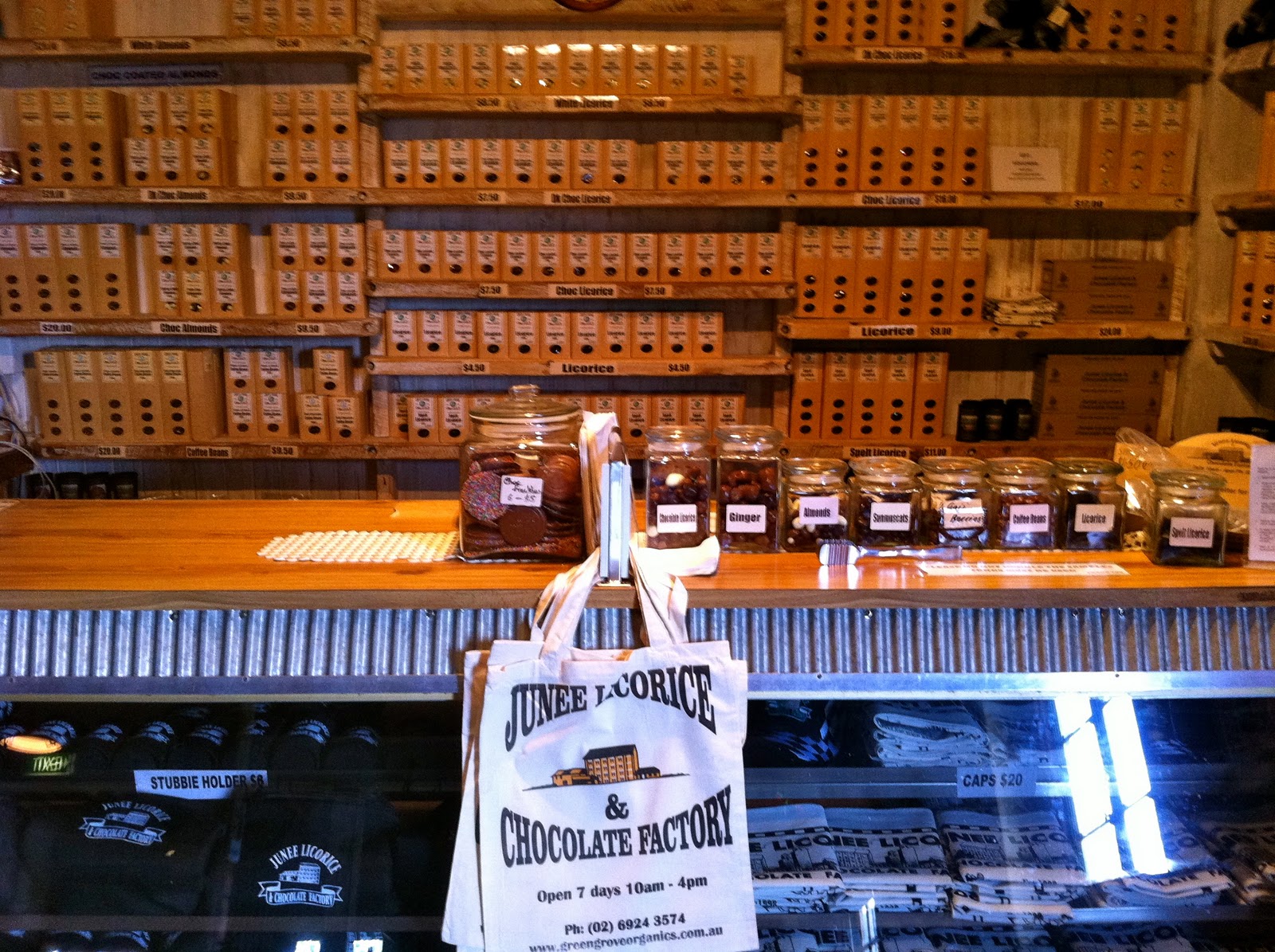 One Hungry Hen Junee Licorice and Chocolate Factory