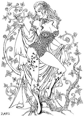 Poison Ivy Coloring Pages 5
