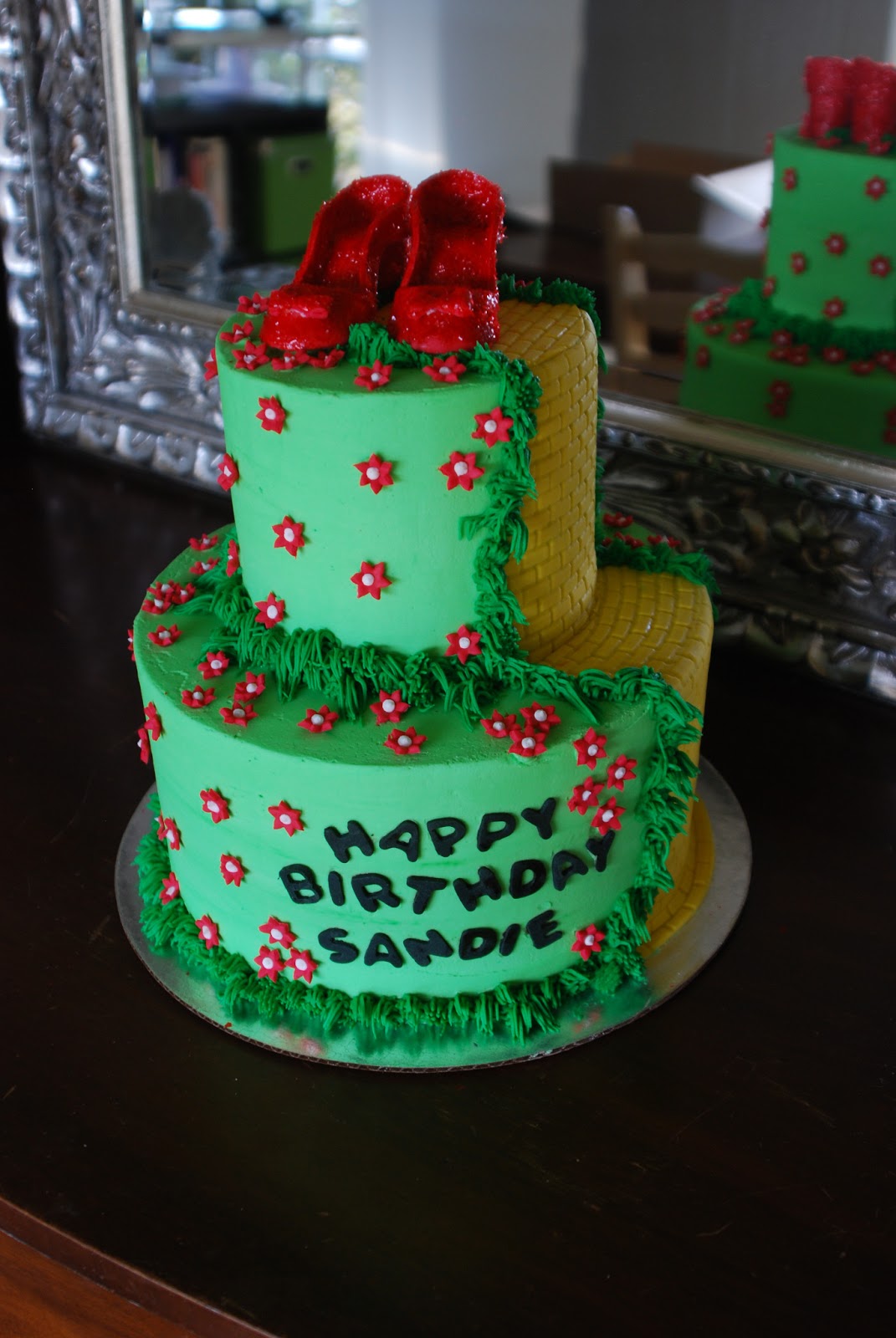 Ruby Red Slipper Cake........take two