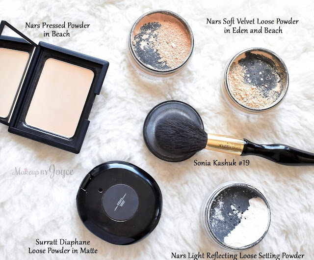 Nars Surratt Loose Pressed Matte Mattifying Setting Powders Collection Comparison Review