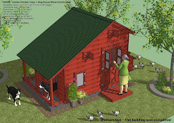 chicken plans coop combo dog construction insulated cb100 shed