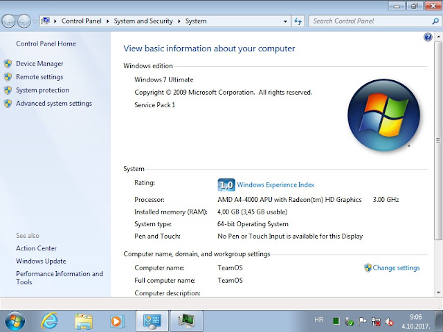 تحميل ويندوز 7 لايت بحجم خرافي فقط 900 ميجا مباشر وتورنت – Windows 7 Super Lite Edition x64 2017