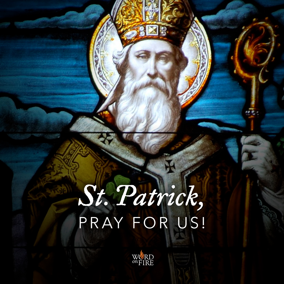 Святой патрик молитва оленя на русском. Saint Patrick praying. Равноап Патрик ирландский икона.
