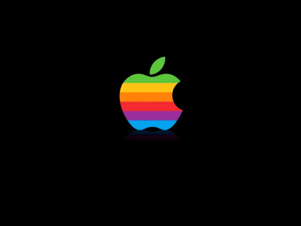 Retro Apple Logo  Important Wallpapers