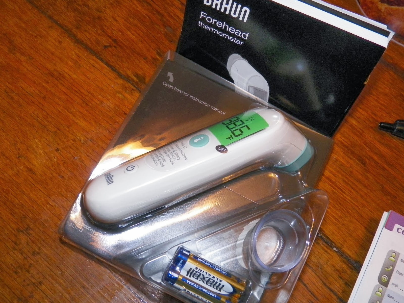 mygreatfinds Braun Forehead Thermometer Review BraunTherms