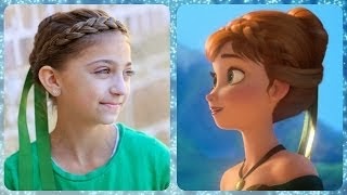 Penteado Infantil do filme Frozen: Princesa Anna - Cute Girls