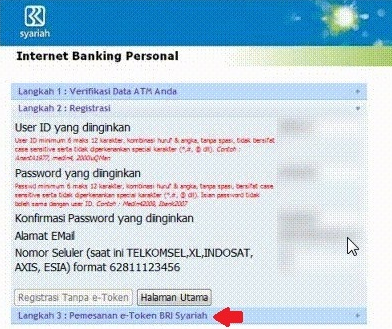 Cara Daftar Internet Banking BRI Syariah