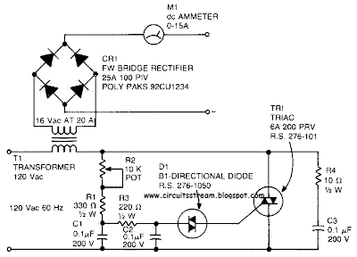 Simple Battery charger Circuit Diagram | Electronic Circuit Diagrams & Schematics