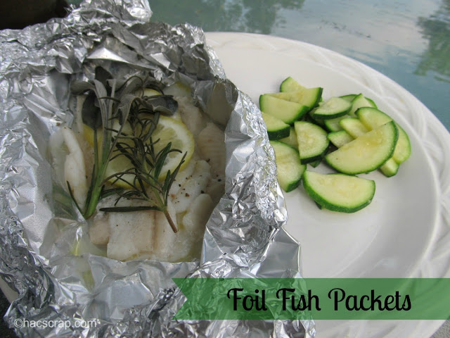 How to make foil fish packets in the oven or on the grill