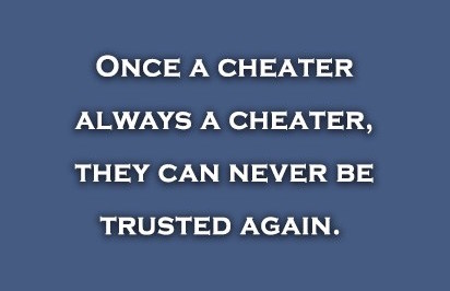 The Queen Is In: Once a Cheater, Always A Cheater...
