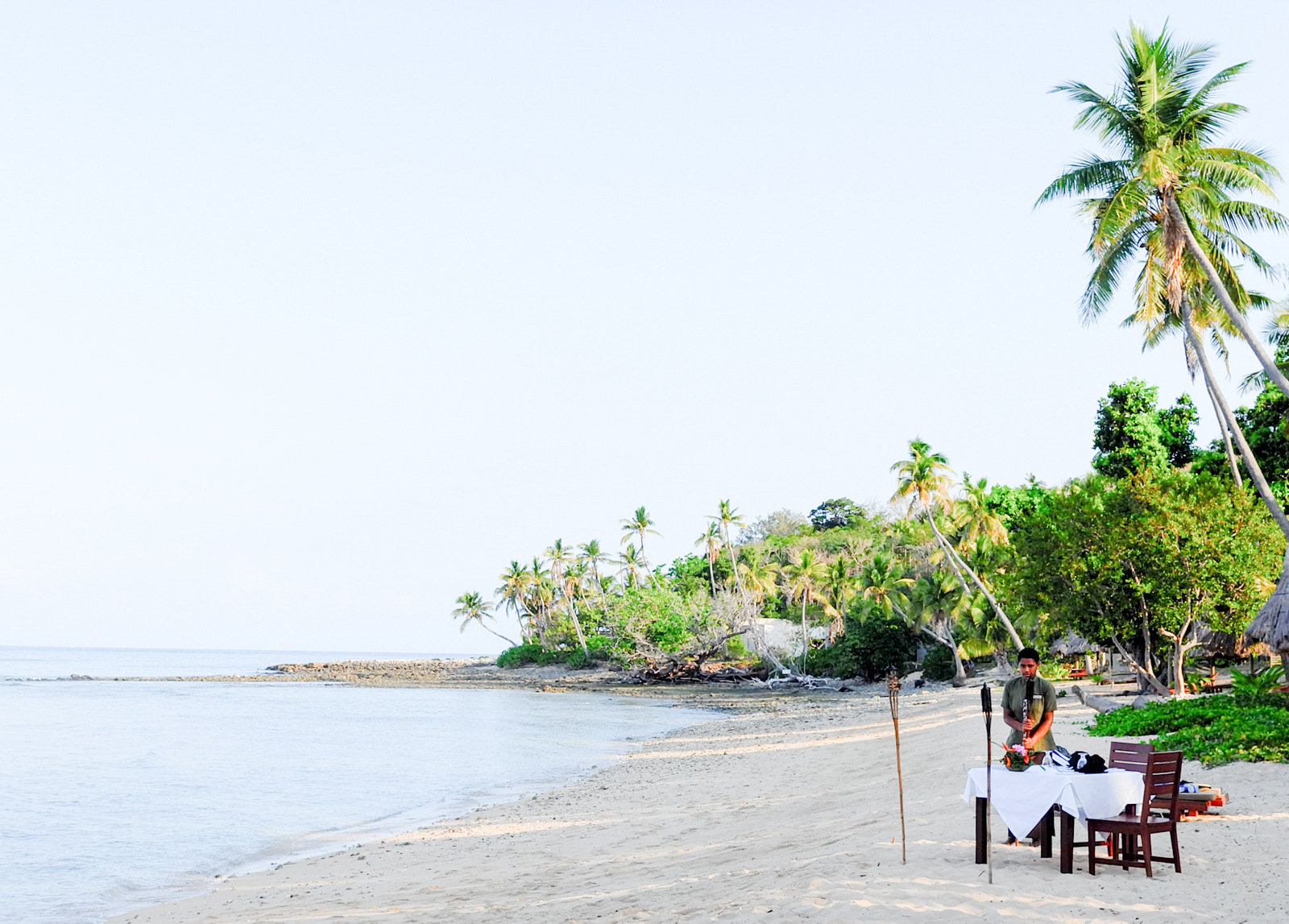 lunch: paradise cove, fiji