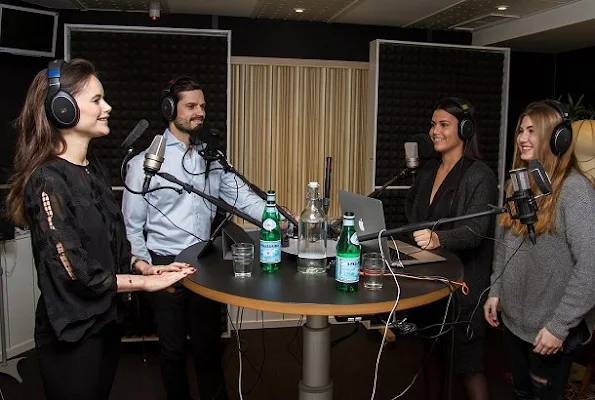 Prince Carl Philip and Princess Sofia Hellqvist of Sweden have recorded a podcast with the hosts Isa Galvan and Linnea Holst