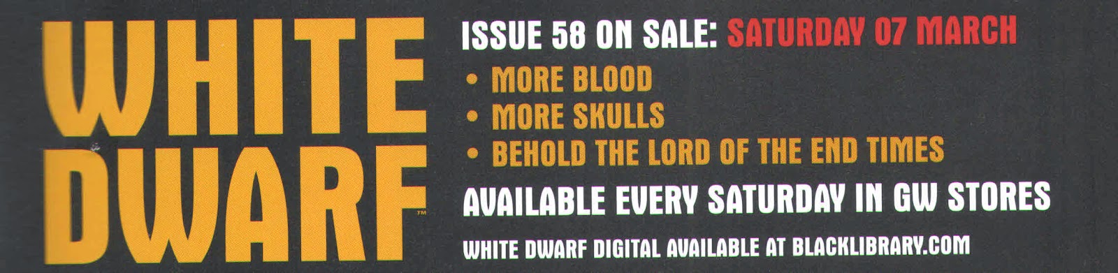Adelanto de la White Dwarf Weekly 58