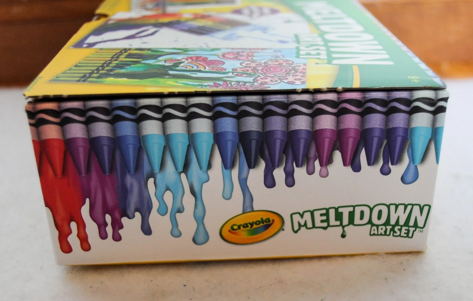 Exquisite Crayola Meltdown Picture Nature