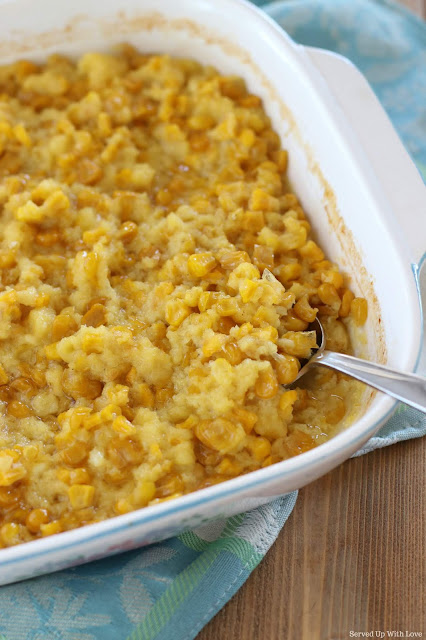 Corn Pudding recipe from Served Up With Love