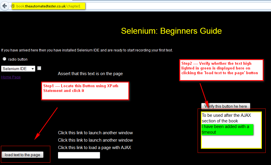 SeleniumByArun 354. Clicking the Button by locating it using XPath