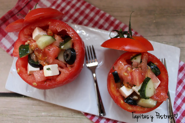 Ensalada Griega En Tomate