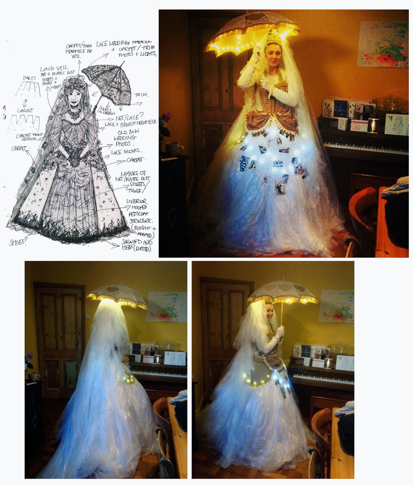 Kelly Jago Roseville costume fitting