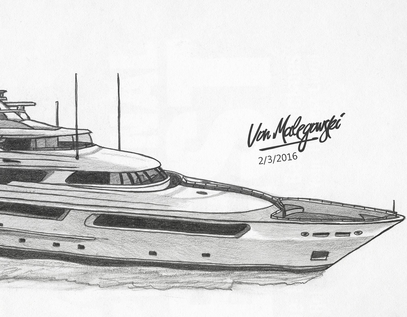 yacht images drawing
