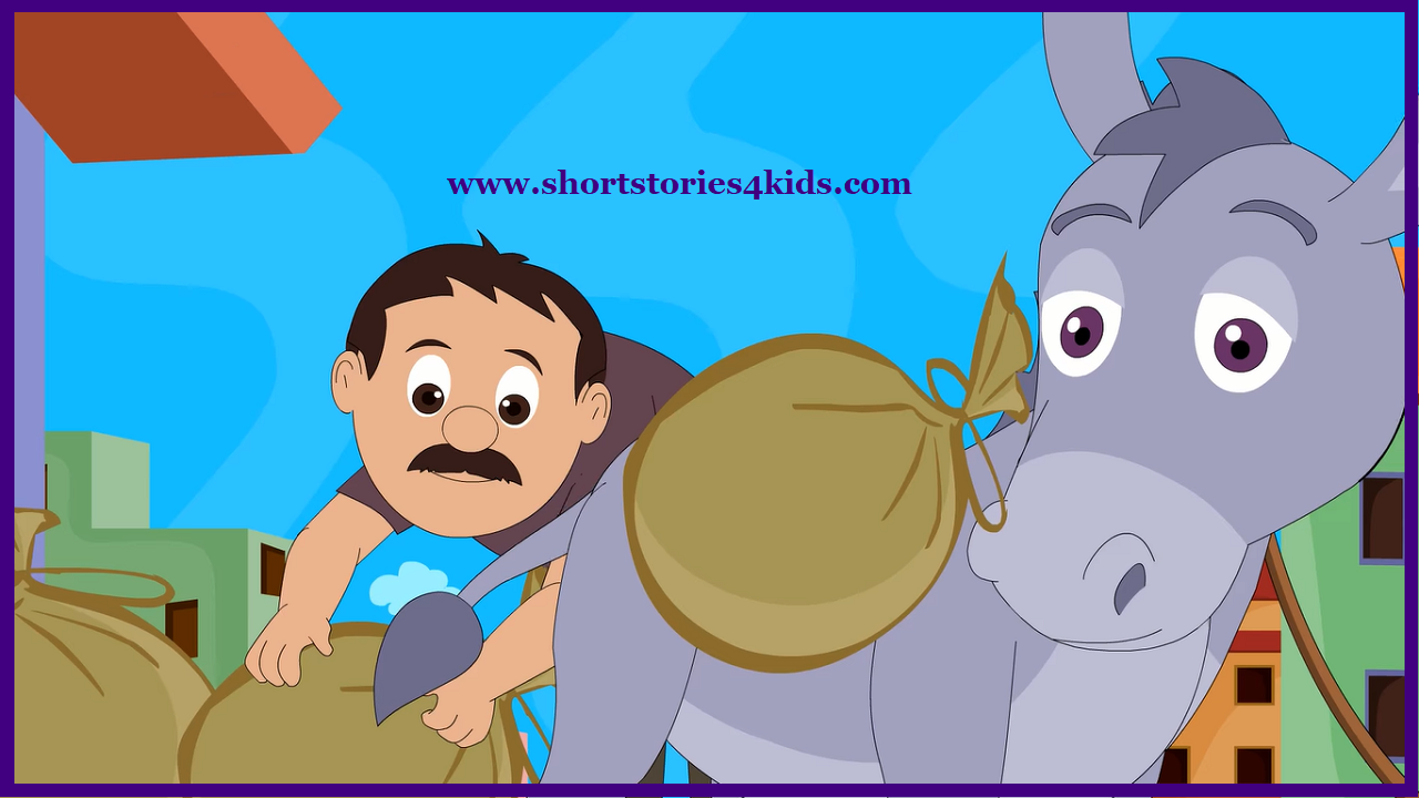 The Lazy Donkey Moral Short Story for Kids Short Stories 4 Kids