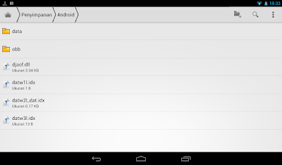Cara Install Game Android APK + SD Data