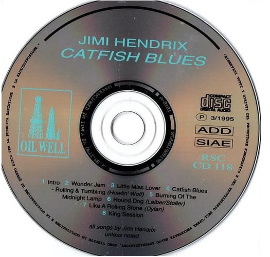 Oil Well Bootlegs RSC CD Jimi Hendrix Catfish Blues Oil Well RSC