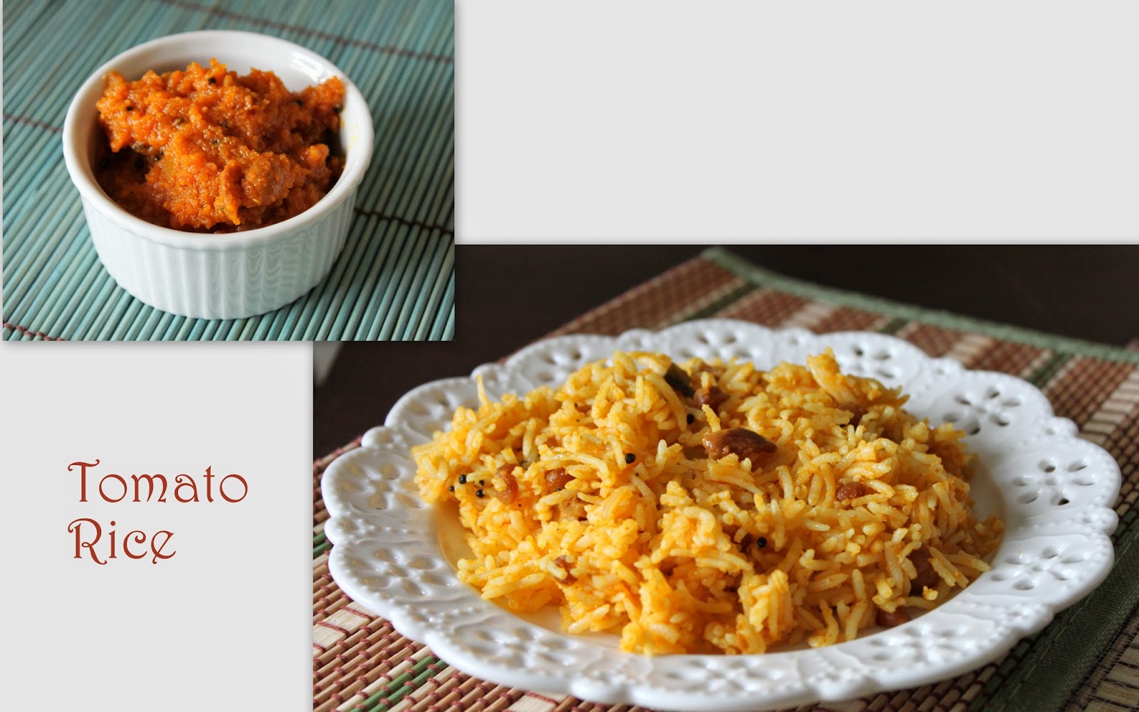 A Tribute to Cooking Tomato Rice