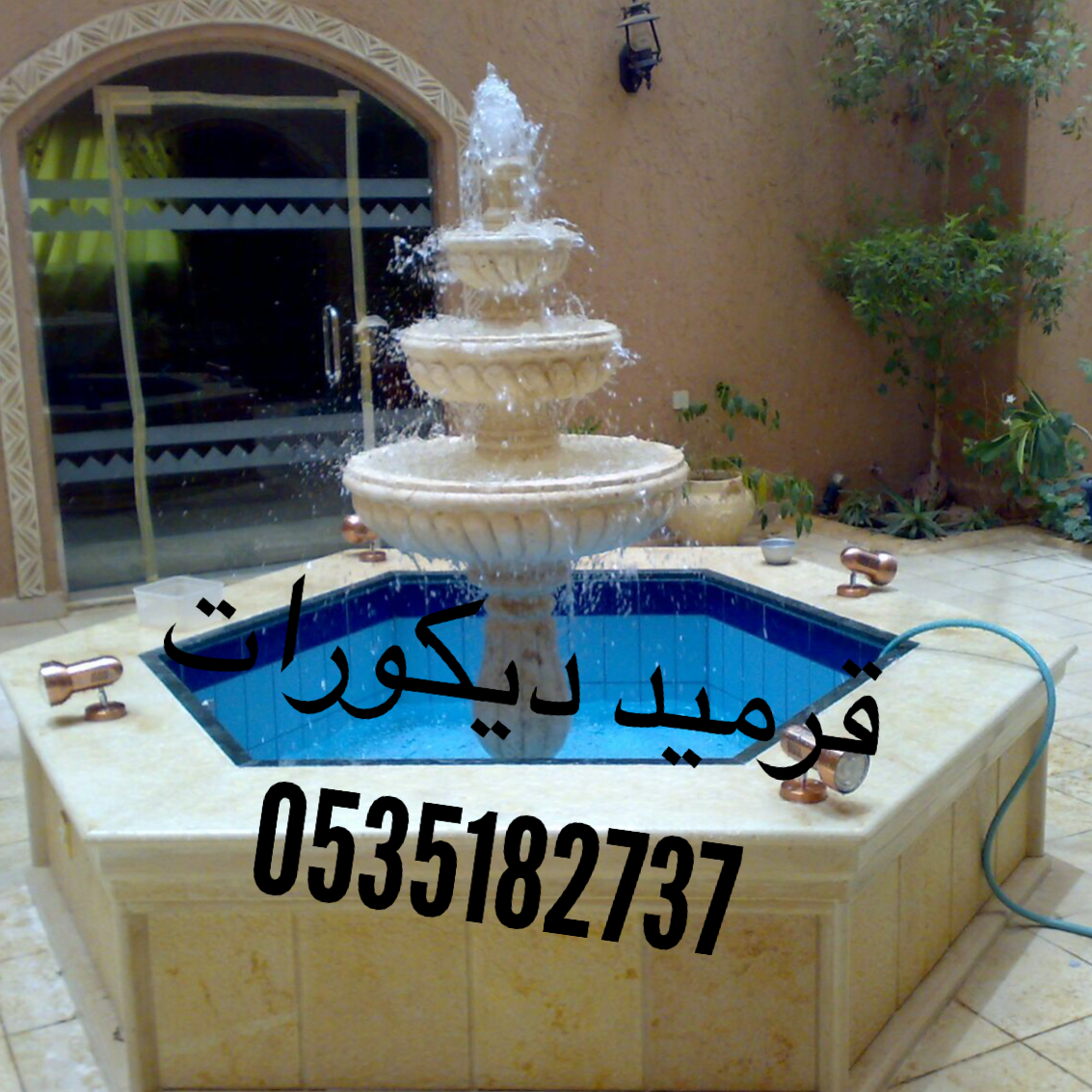 brick and decoration قرميد ديكورات مدافئ شلالات مشبات تراث مجالس شقق