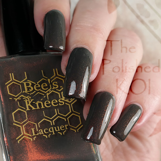Bee's Knees Lacquer - Cyberdemon Charcoal