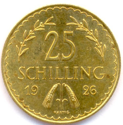 Austria 25 Schilling Gold Coin