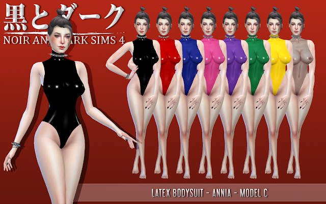 Sims 4 Noir Flesh In Latex Clothing Series Update 29 05 2017 Downloads The Sims...
