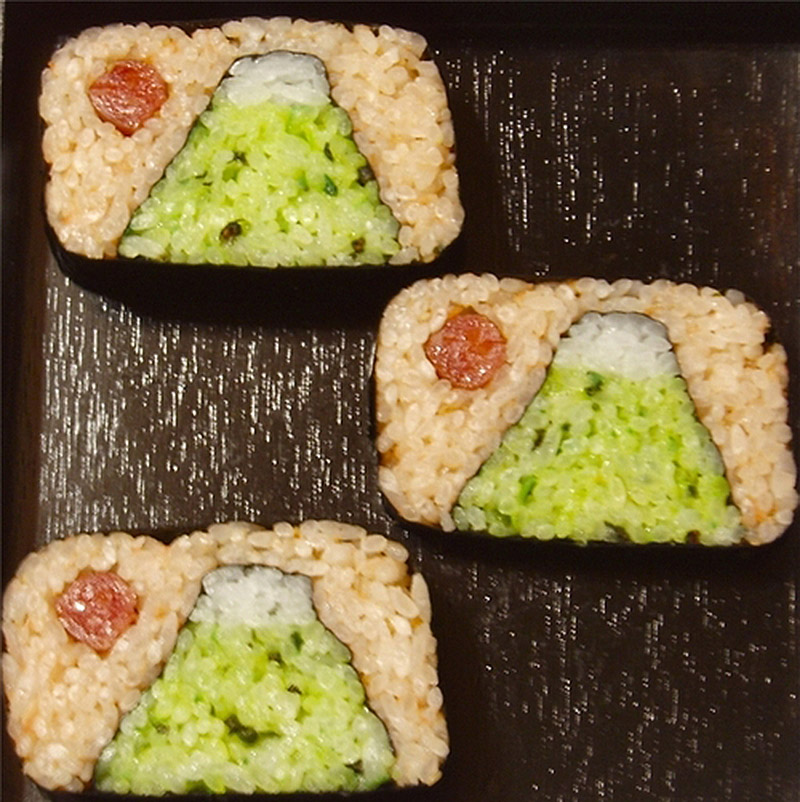 Sushi Rolls Too Cool To Eat mt fuji