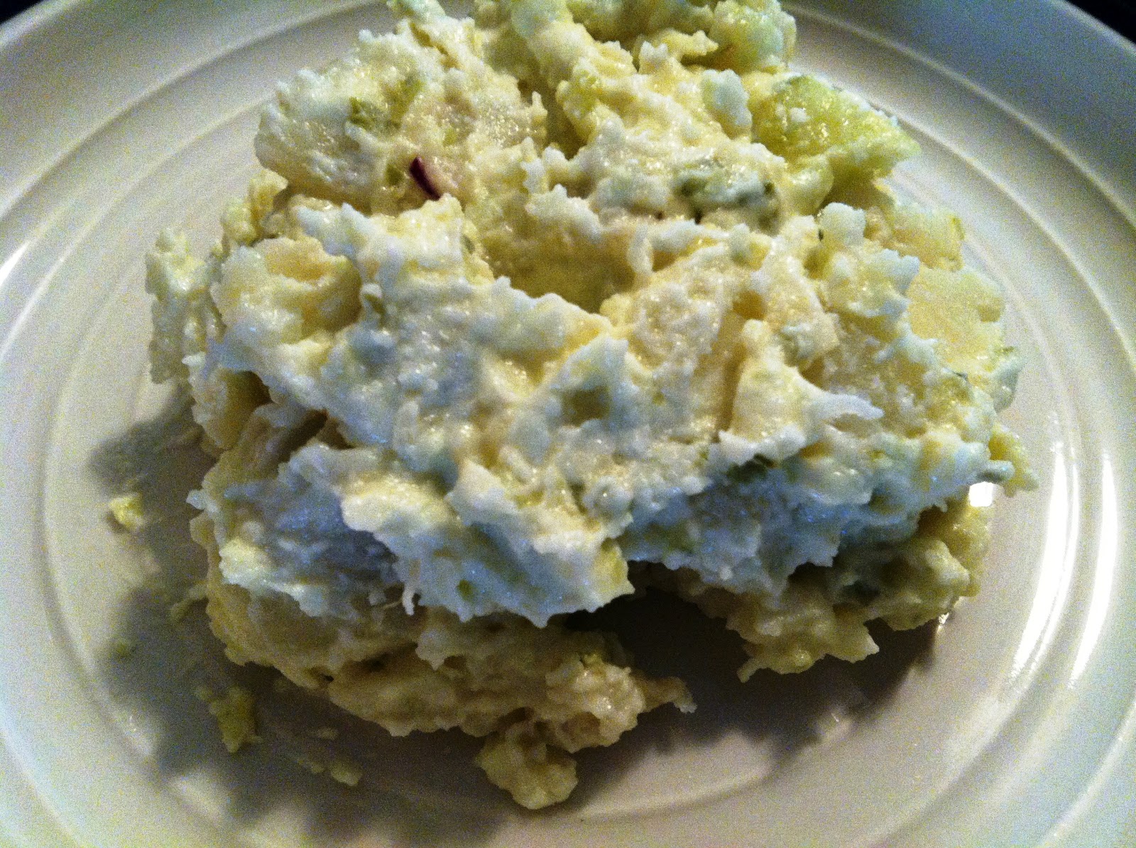 The Kosher Bachelor Potato salad